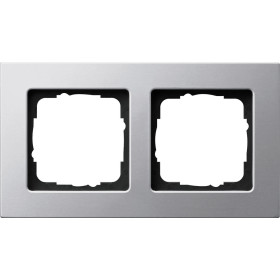 Gira E22 Алюминий Рамка 2-ая