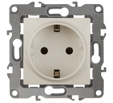 ЭРА Розетка Серия 12 12-2111-02 2P+E Schuko 16A-250В IP20 винт слоновая кость