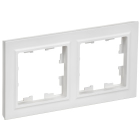 IEK BRITE Рамка 2-мест. РУ-2-БрАБ а/б