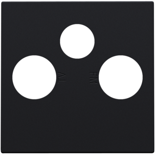 Накладка TV/FM/SAT, черный