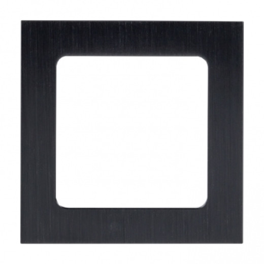 Стокгольм Рамка 1-местная металлическая черная EKF PROxima