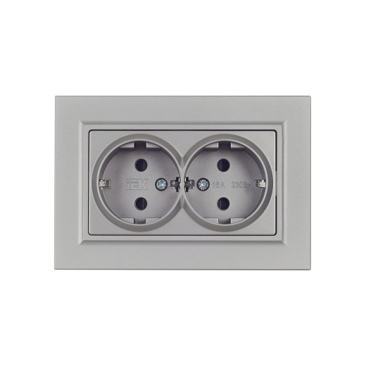 BRITE Роз. 2-я с з/к/ш 16А в сб. РСш12-3-БрС сталь IEK