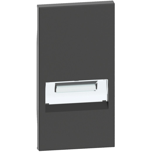 LIVING NOW. Лицевая панель для светильника подсветки 2 модуля.Цвет Черный.