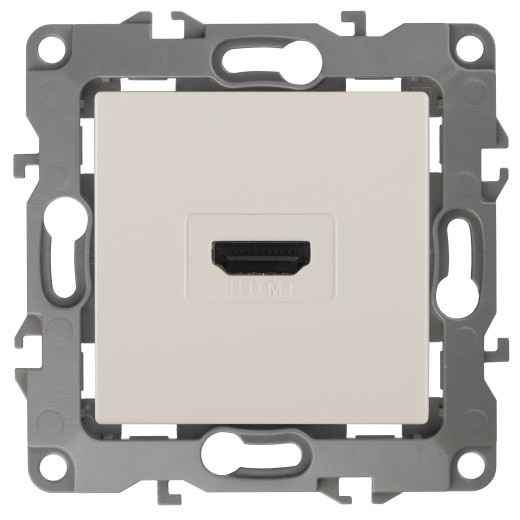 Розетка ЭРА Серия 12 12-3114-02 HDMI IP20 слоновая кость