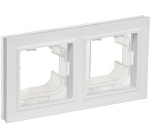 IEK BRITE Рамка 2-мест. IP44 РУ-2-БрАБ-44 а/б