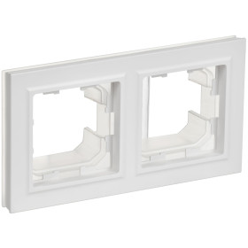 IEK BRITE Рамка 2-мест. IP44 РУ-2-БрАБ-44 а/б