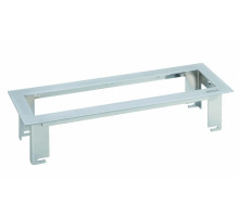 Simon Connect Сталь хром Рамка для мотажа KFC106 в столешницу