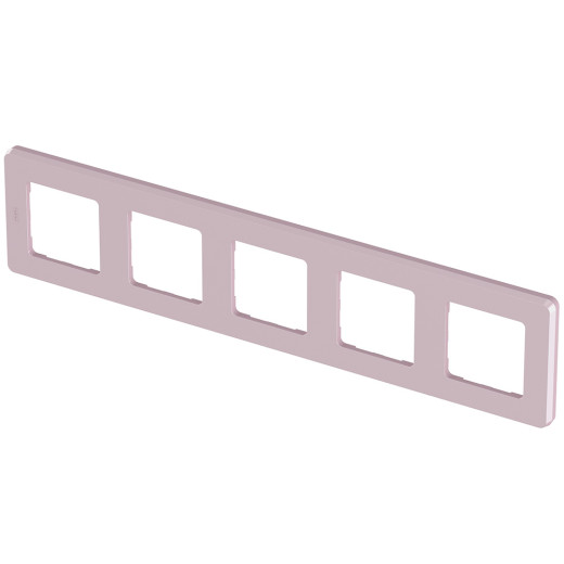 Рамка 5 постов - Legrand/Daccord Inspiria - розовый