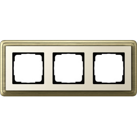 Gira ClassiX Бронза/Кремовый Рамка 3-ая