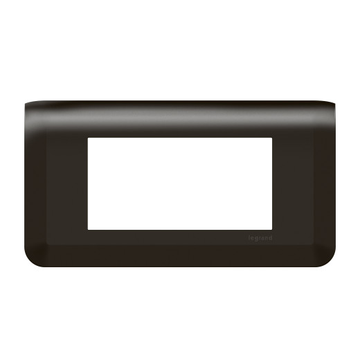 Рамка - Программа Mosaic - 4 модуля - матовая черная