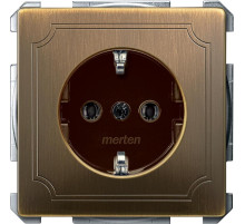 Schneider Electric Merten SD Античная латунь Механизм Розетки 16А с з/к б/шт
