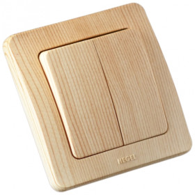 Hegel Мастер внутр Сосна ВС10-351-02 Выключатель 2-клавишный