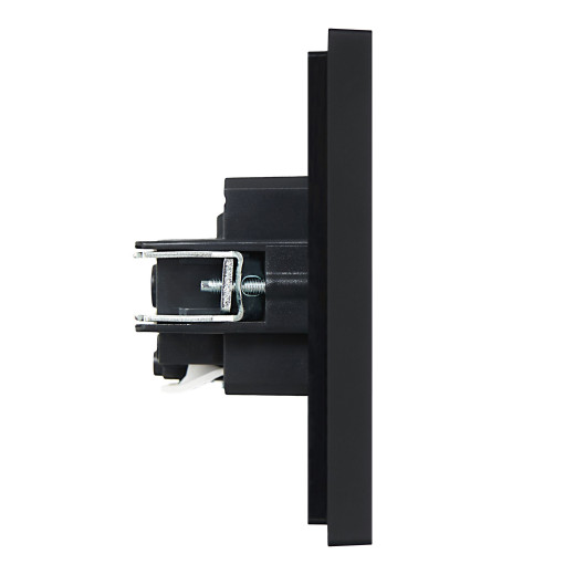 FORTE&PIANO Роз. с з/к без з/ш б/к 16А FP114 чер. IEK