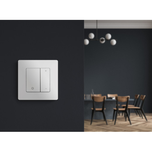 Диммер нажимной универсальный LED - Legrand Etika - 400Вт без нейтрали - белый