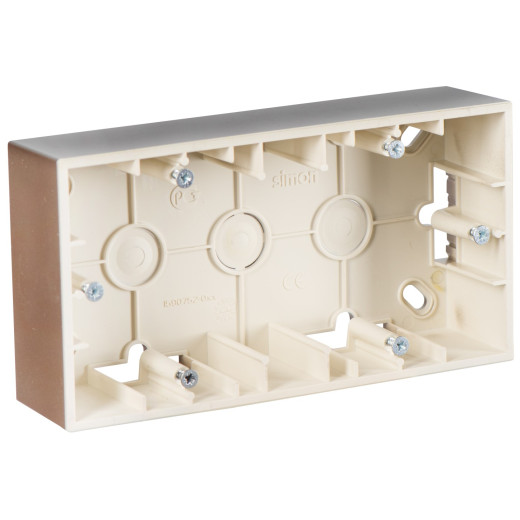 Simon 15 Шампань Коробка для наружного монтажа 2-я