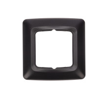 KRANZ DEA Рамка 1-я горизонтальная Черный Металлик