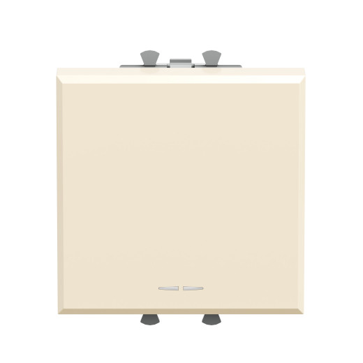 Инвертор одноклавишный модульный, Avanti, ванильная дымка, 2 модуля