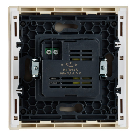 FORTE&PIANO Роз. USB A+A 3,1А FP449 ван. IEK