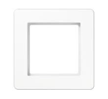 JUNG A Flow Белый Рамка 1-ая для вертикальной и горизонтальной установки