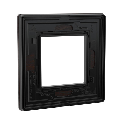 Рамка из натурального дерева 1 пост (2 мод.), Avanti, венге