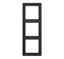 JUNG LS 990 Антрацит (лакир. алюминий) Рамка 3-ая