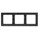 Стокгольм Рамка 3-местная черная EKF PROxima