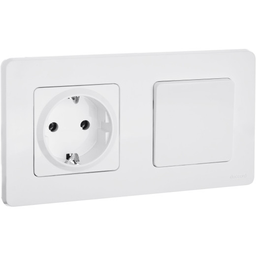 Рамка 2 поста - Legrand/Daccord Inspiria - белый