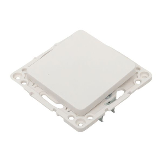 Стокгольм Механизм Выключателя 1-кл. проходного 10А винтовые клеммы белый EKF PROxima