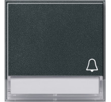 Gira Клавиша с полем для надписи и символом звонок