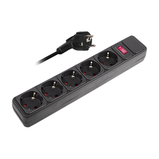 Сетевой фильтр ФАZА FOP-05GS-300-bk (черный)