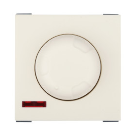 Ecoplast LK45 Светорегулятор поворотный нажимной 600 Вт (бежевый)