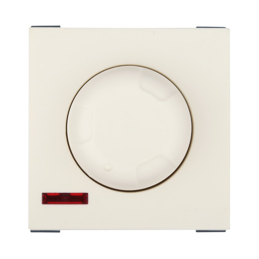 LK45 Светорегулятор поворотный нажимной 600 Вт (бежевый)