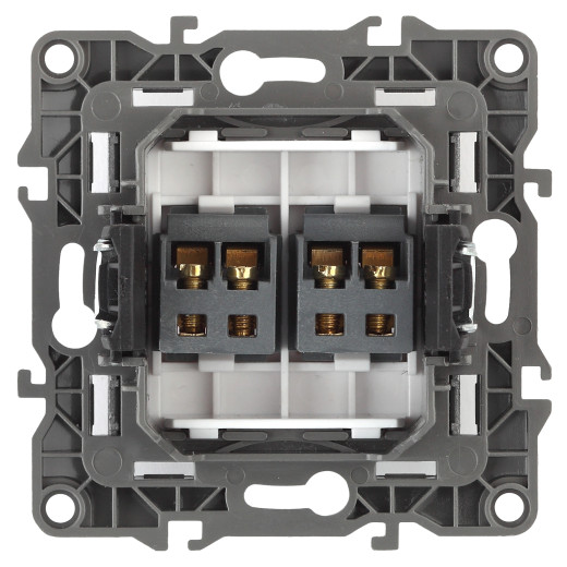 Розетка ЭРА Серия 12 12-3112-01 аудио двойная IP20 белый