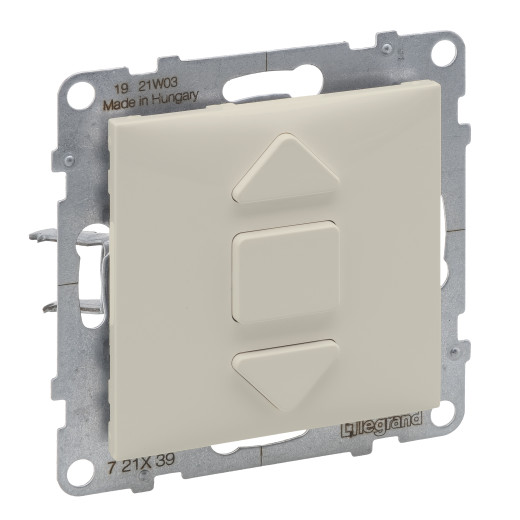 SUNO. Переключатель для жалюзи и рольставней 6АХ 250В. Безвинтовые зажимы. Цвет 