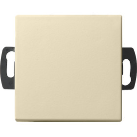 Gira S-55 Крем глянц Кнопочный выключатель для малого напряжения до 42 В