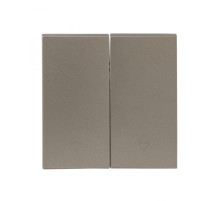 EKF PROxima Валенсия лицевая панель выключателя 2-кл. проходного 10А кашемир.