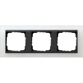 Gira Event Opaque Белый матовый/Антрацит Рамка 3-ая