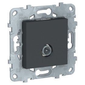 Schneider Electric Unica New Антрацит Розетка TV, оконечная