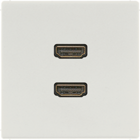 JUNG 2 x HDMI, светло-серый