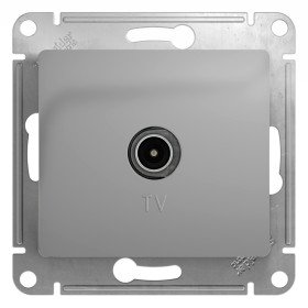 Systeme Electric Glossa Алюминий Розетка TV коннектор