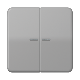 JUNG CD Серая Клавиша 2-ая с/п ударопрочная