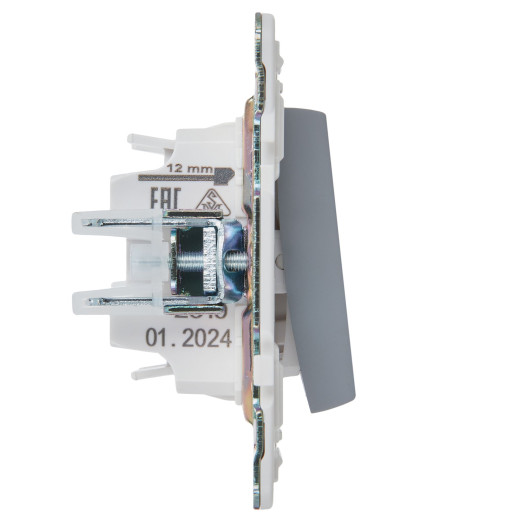 SKANDY Выключ. 1-кл. перекр. 10А SK-V03Gr сер. IEK