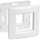 PRIMER Рамка и суппорт для КМКУ 2 модуля белый IEK