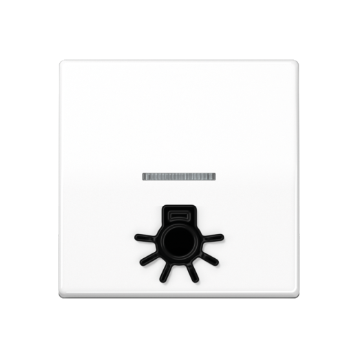 Клавиша с окошком для подсветки и символом 