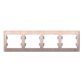 Systeme Electric Glossa Сосна Рамка 4-ая, горизонтальная