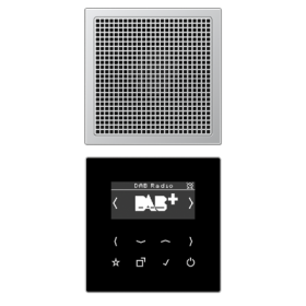 JUNG Цифровое радио DAB, алюминий