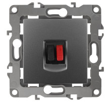 ЭРА Розетка Серия 12 12-3111-12 аудио IP20 графит