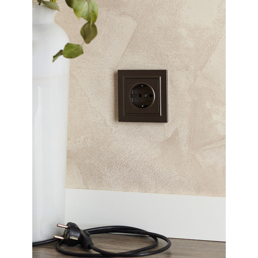 BRITE Рамка 1-мест. IP44 РУ-1-БрТБ-44 бр. IEK