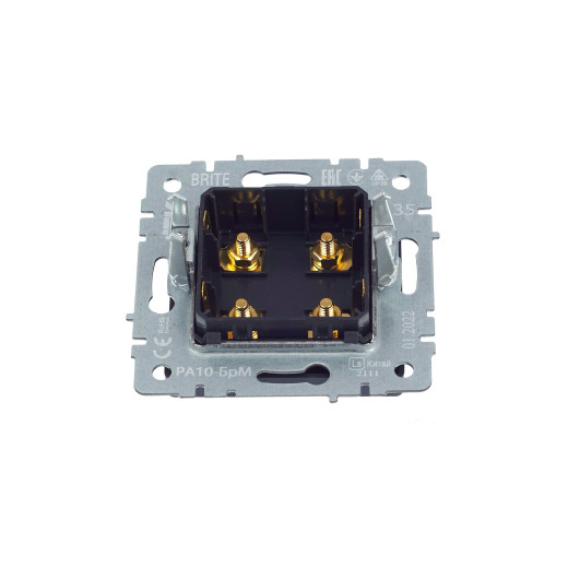 BRITE Аудиорозетка 4-мест. РА10-БрМ мар. IEK