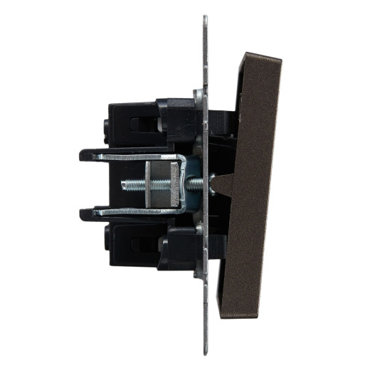 BRITE Выключ. 1-кл. прох. с инд. 10А ВС10-1-7-БрТБ бр. IEK